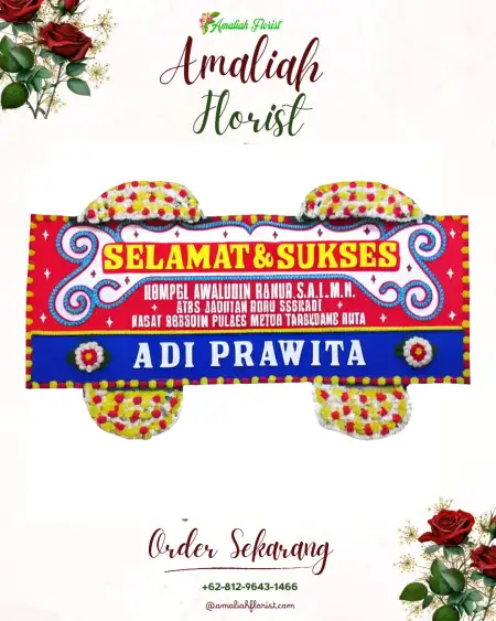 Papan Bunga Ucapan Selamat Kedalemankulon